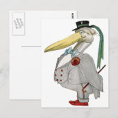 CARTE POSTALE M. PELICAN (Devant / Derrière)