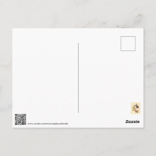 Carte Postale M. Pickwick, par Kyd, Dickens' The Pickwick Papers (Dos)