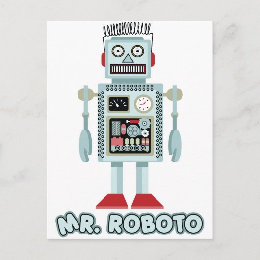 Carte Postale M. Roboto (Devant)