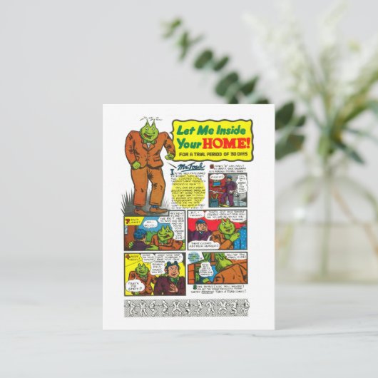 Carte Postale M. Toad va changer votre vie ! (Debout devant)