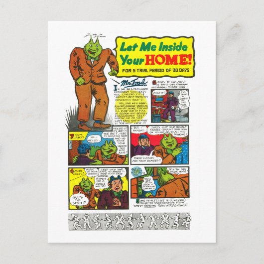 Carte Postale M. Toad va changer votre vie ! (Devant)