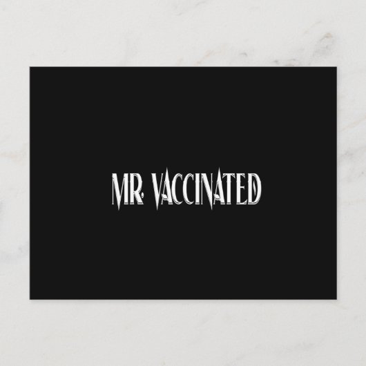 Carte Postale M. Vacciné (Devant)