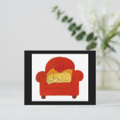 CARTE POSTALE MA CHAISE ROUGE COSY (Debout devant)
