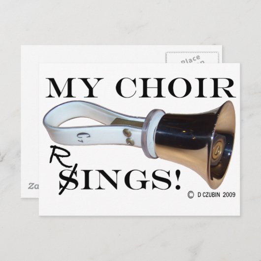 Carte Postale Ma chorale sonne (Devant / Derrière)