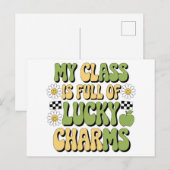Carte Postale Ma Classe Est Pleine De Charmes Chanceux Professeu (Devant / Derrière)
