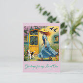 CARTE POSTALE " MA FIDÈLE COMPAGNIE " (Debout devant)