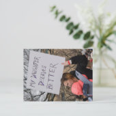 Carte postale Ma fille (Debout devant)