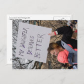 Carte postale Ma fille (Devant / Derrière)