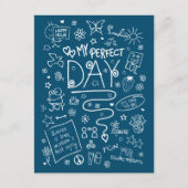 Carte Postale Ma Journée Parfaite - Pensée Positive 2a (Devant)