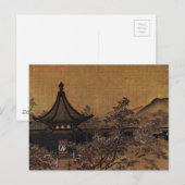 Carte Postale Ma Lin Song Dynastie peinture chinoise (Devant / Derrière)