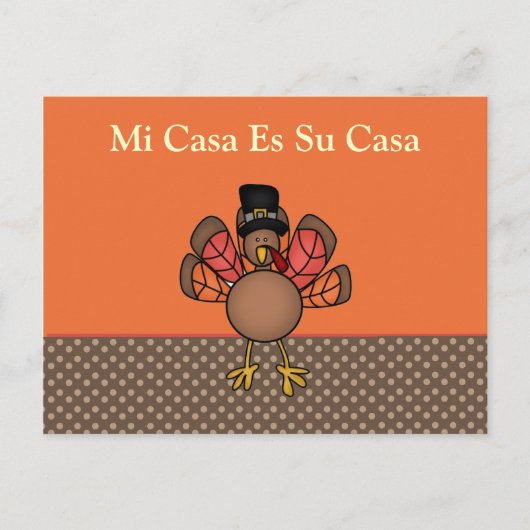 Carte Postale Ma maison est votre maison (Devant)