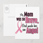 Carte Postale Ma Maman Est Un Ange Cancer Du Sein (Devant / Derrière)
