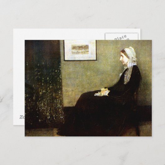 Carte Postale Ma mère (Devant / Derrière)