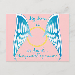 Carte Postale Ma mère est un ange