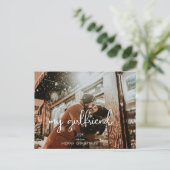 Carte Postale Ma petite amie Joyeux Noël Voeux de Noël (Debout devant)