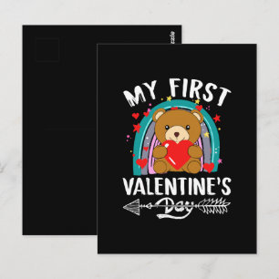 Carte Postale ma première Saint-Valentin