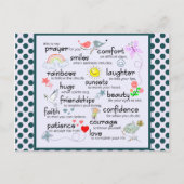 Carte Postale Ma Prière Pour Vous (Devant)