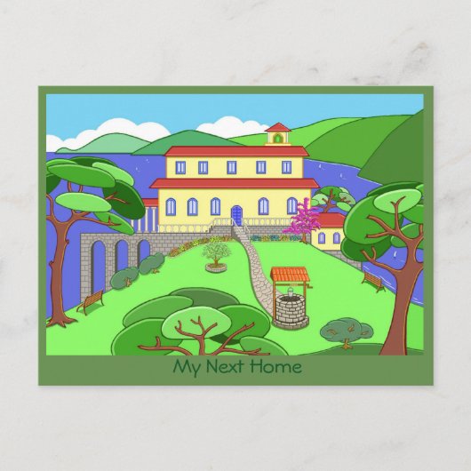 Carte Postale Ma prochaine maison (Devant)