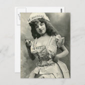 Carte Postale Ma robe est le journal (Devant / Derrière)