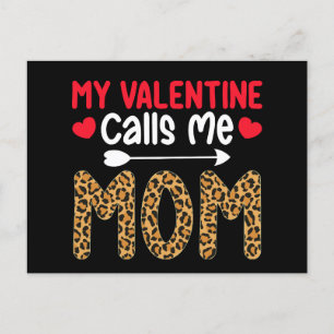 Carte Postale Ma Saint Valentin M'Appelle Maman Leopard Buffalo 
