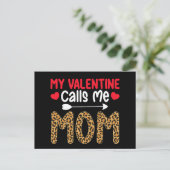 Carte Postale Ma Saint Valentin M'Appelle Maman Leopard Buffalo (Debout devant)