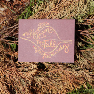 Carte Postale Ma saison préférée est la chute du patriarcat