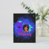 Carte Postale Ma Sirène d'anniversaire de 5 ans (Debout devant)