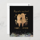 Carte Postale Ma soeur (Devant / Derrière)