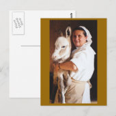 Carte Postale Ma SOEUR LA TIENT EN ÂNE (Devant / Derrière)