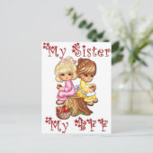 Carte Postale Ma soeur, mon BFF (Debout devant)