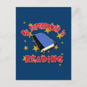 Carte Postale Ma superpuissance est en train de lire (Devant)