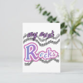 Carte Postale Ma tante déchire Tshirts et cadeaux (Debout devant)