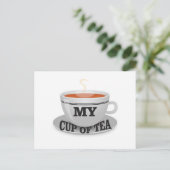 Carte Postale ma tasse de thé oui (Debout devant)