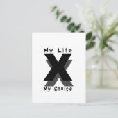 Carte Postale ma vie mon choix (Debout devant)