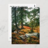 CARTE POSTALE MA VIE N'EST PAS CETTE HEURE VERTIQUE (Devant / Derrière)