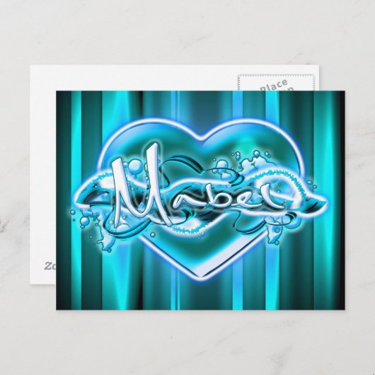 Carte Postale Mabel (Devant / Derrière)