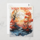 Carte postale Mabon Blessings (Devant / Derrière)