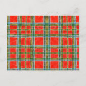 Carte postale MAC BAIN TARTAN (Devant)