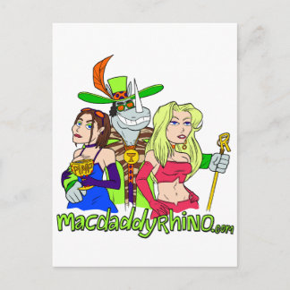Carte Postale Mac Daddy Rhino