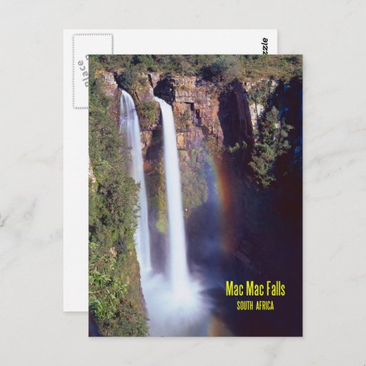 Carte Postale Mac Mac Falls Afrique du Sud (Devant / Derrière)