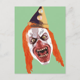 Carte Postale Macabre Clown