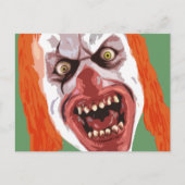 Carte Postale Macabre Clown (Devant)