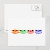 Carte Postale macaron Joy (Devant / Derrière)