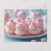 Carte Postale Macarones mignonnes (Devant)