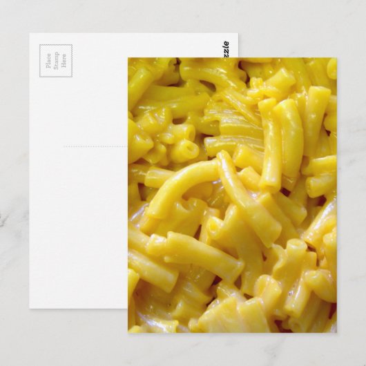 Carte Postale Macaroni Et Fromage (Devant / Derrière)