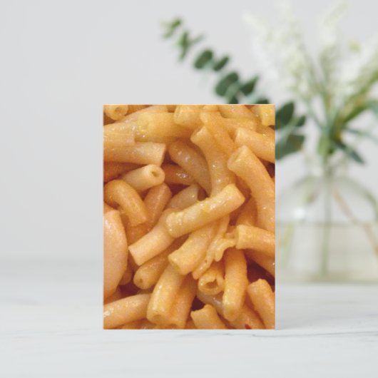 Carte Postale Macaroni et fromage (Debout devant)