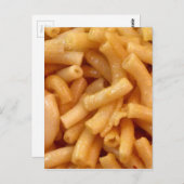 Carte Postale Macaroni et fromage (Devant / Derrière)