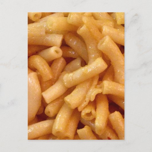 Carte Postale Macaroni et fromage (Devant)