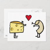 Carte Postale Macaroni et fromage (Devant / Derrière)