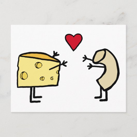 Carte Postale Macaroni et fromage (Devant)